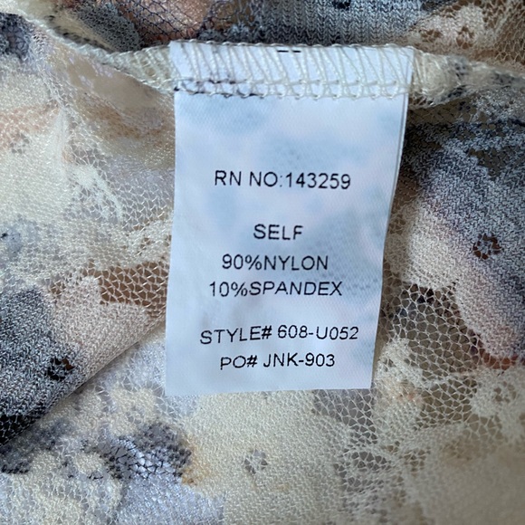 ORIGAMI cardigan TUNIC SWEATER S/M/ L XL vtg LEOPARD ANIMAL PRINT LACE BOHEMIAN - Picture 13 of 15